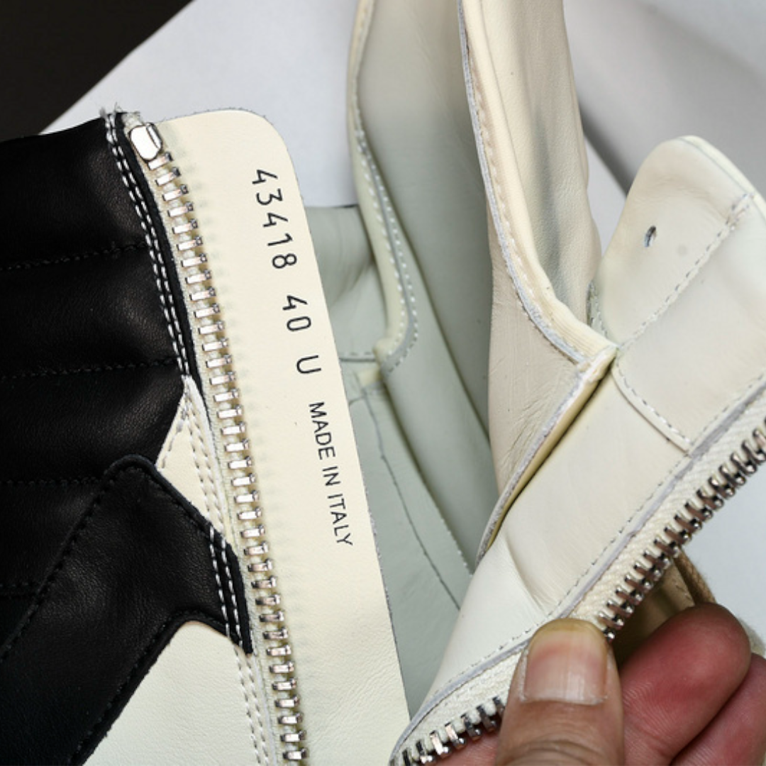 Rick Owens Geobasket 'Milk'