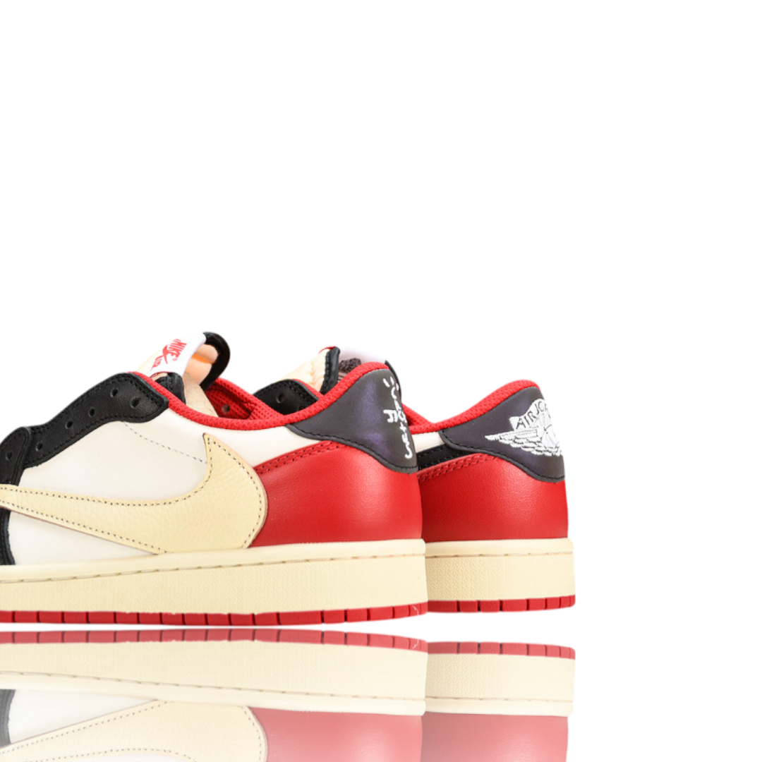 (Unreleased) Travis Scott x AJ1 Low OG Fragment 'Black Red'