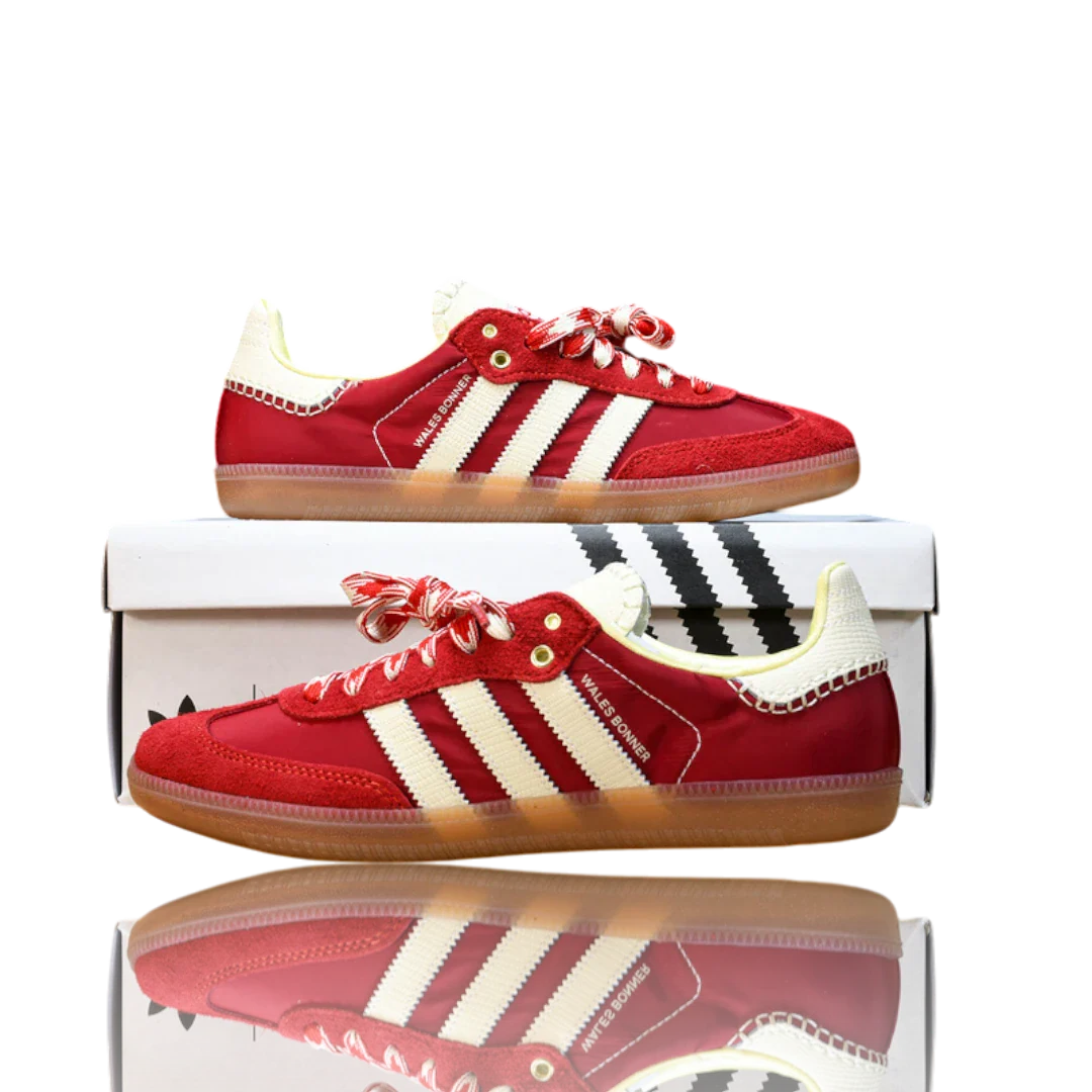 (CLEARANCE) Samba x Wales Bonner 'Red White'
