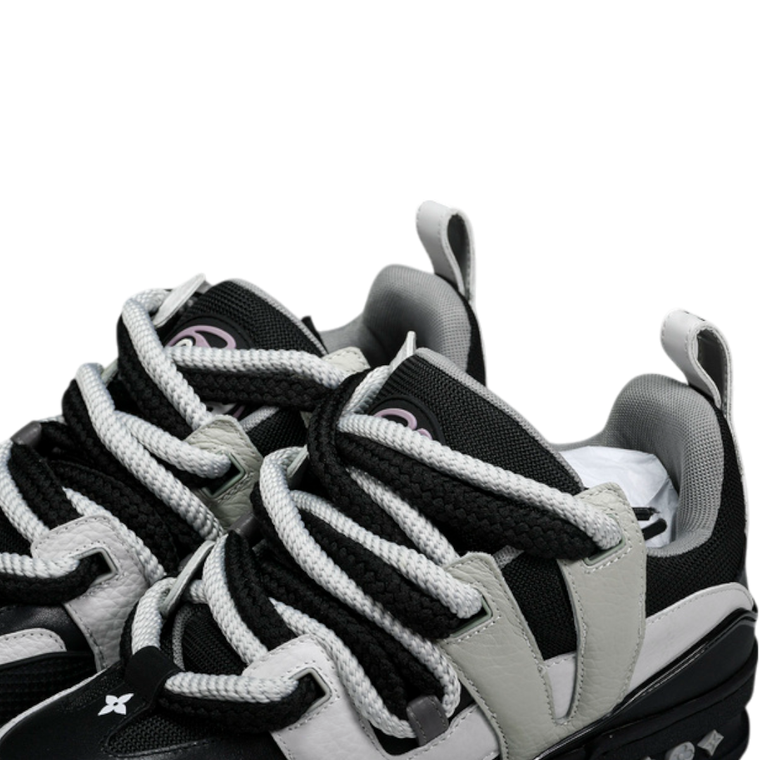 (CLEARANCE) Louis Vuittоп Skate Sneakers by KidSuper 'Black White'