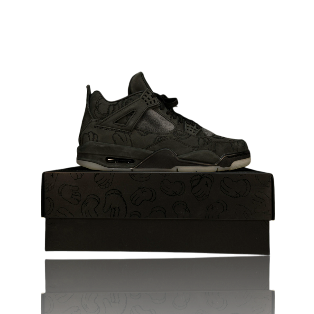 (CLEARANCE) KAWS x AJ4 Retro 'Black'