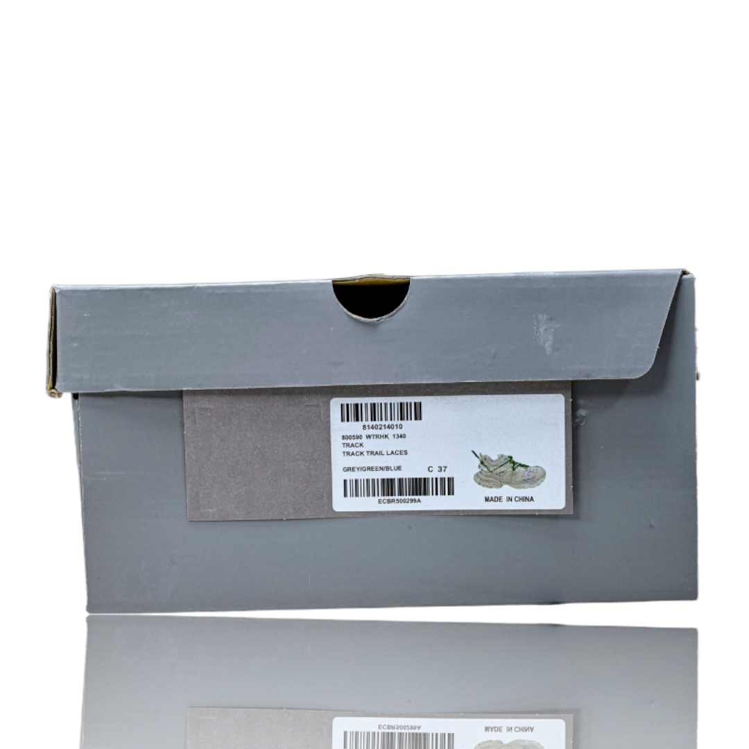 Track Trail Laces 'White Green'