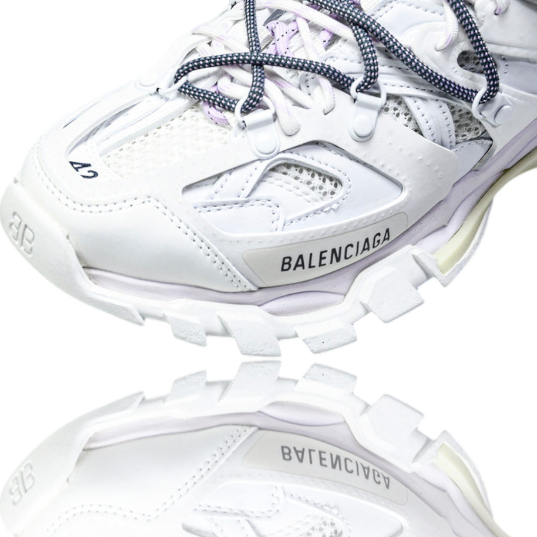 Track Trail Laces 'White Purple'
