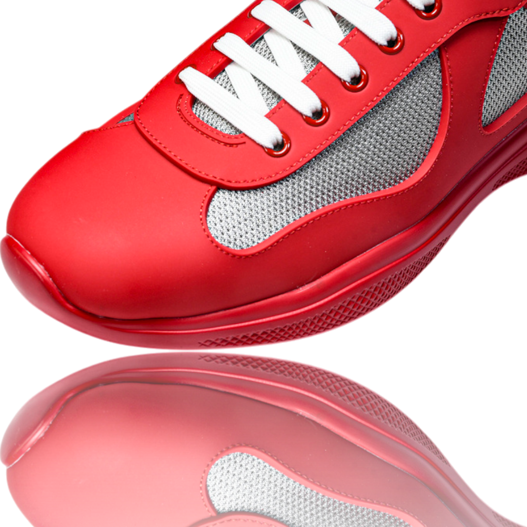 Prada America's Cup Soft Rubber 'Red Grey'