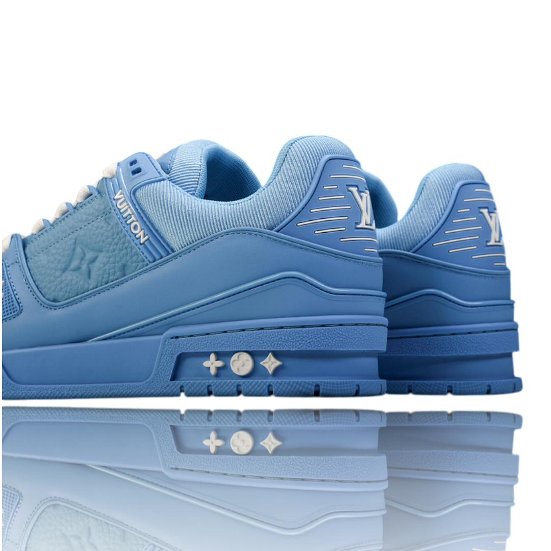 Louis Vuittоп Trainer Low 'Monogram Blue Embossed'