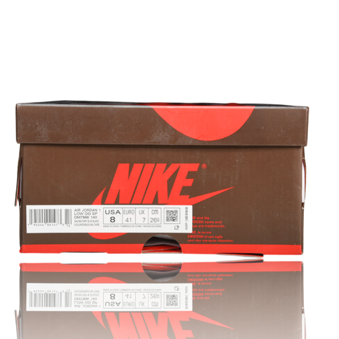 (Unreleased) Travis Scott x AJ1 Low OG Fragment 'Black Red'