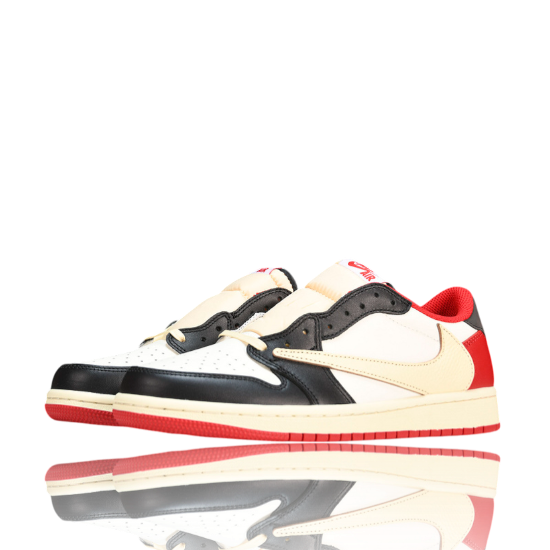 (Unreleased) Travis Scott x AJ1 Low OG Fragment 'Black Red'