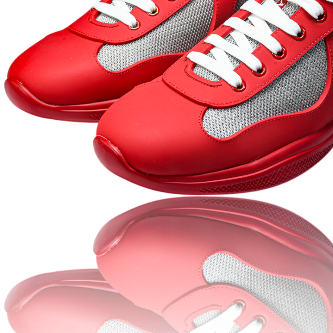Prada America's Cup Soft Rubber 'Red Grey'