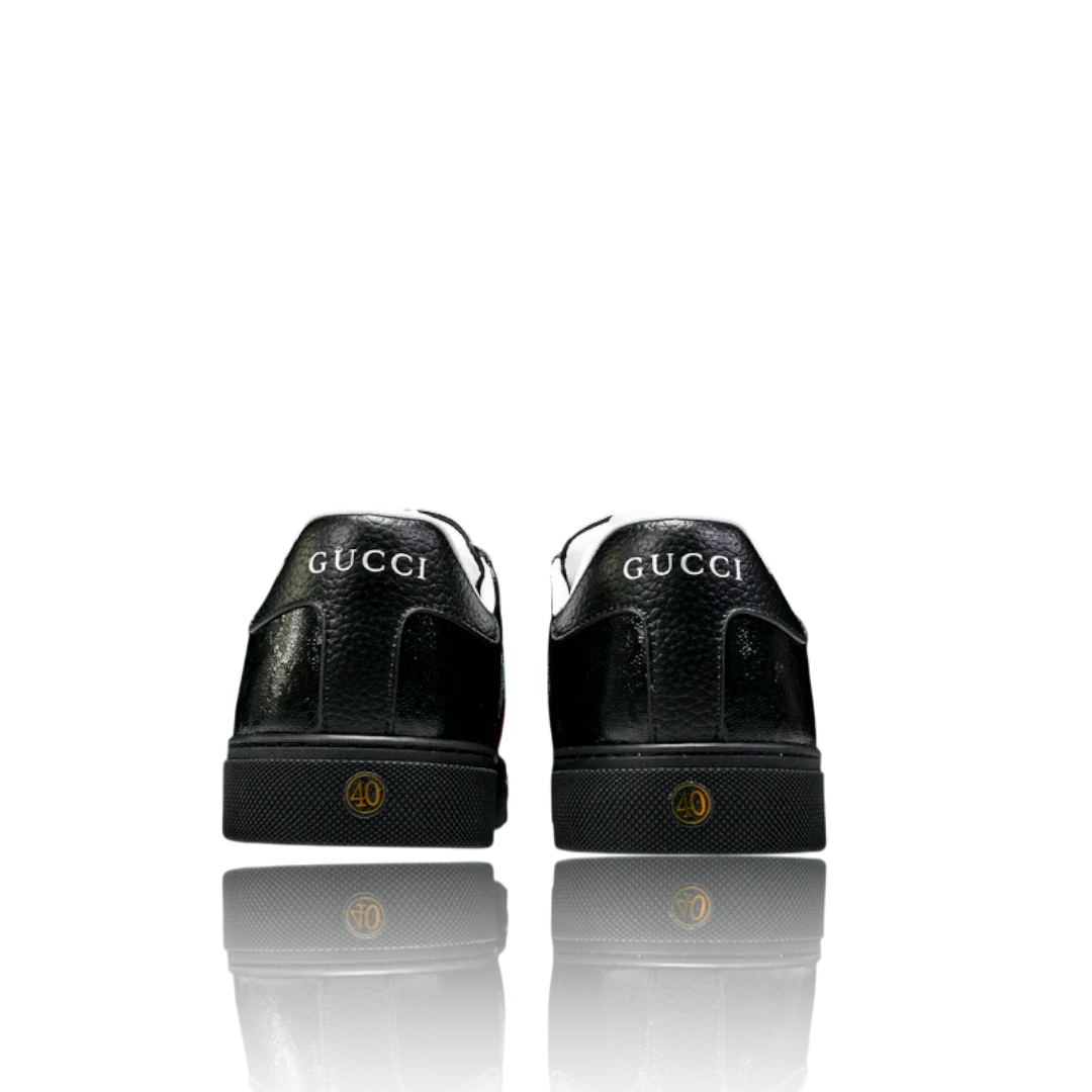 (CLEARANCE) Guссi Ace Web 'Black Monogram'