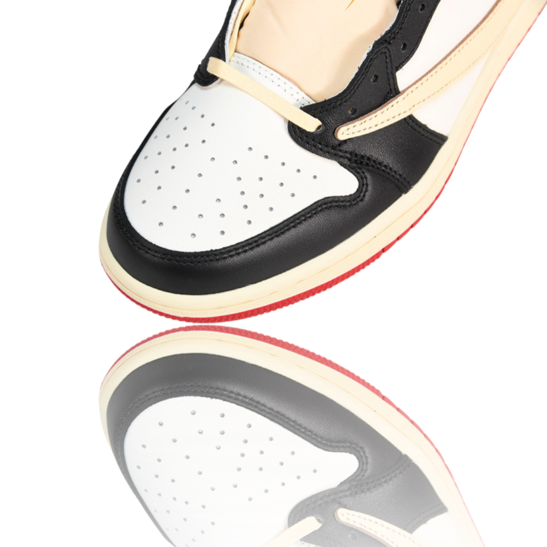 (Unreleased) Travis Scott x AJ1 Low OG Fragment 'Black Red'