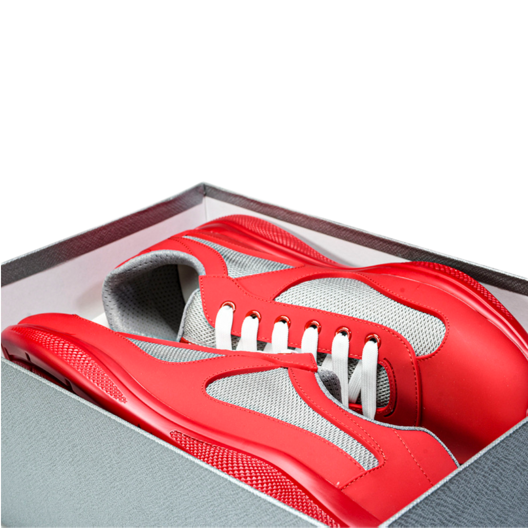 Prada America's Cup Soft Rubber 'Red Grey'