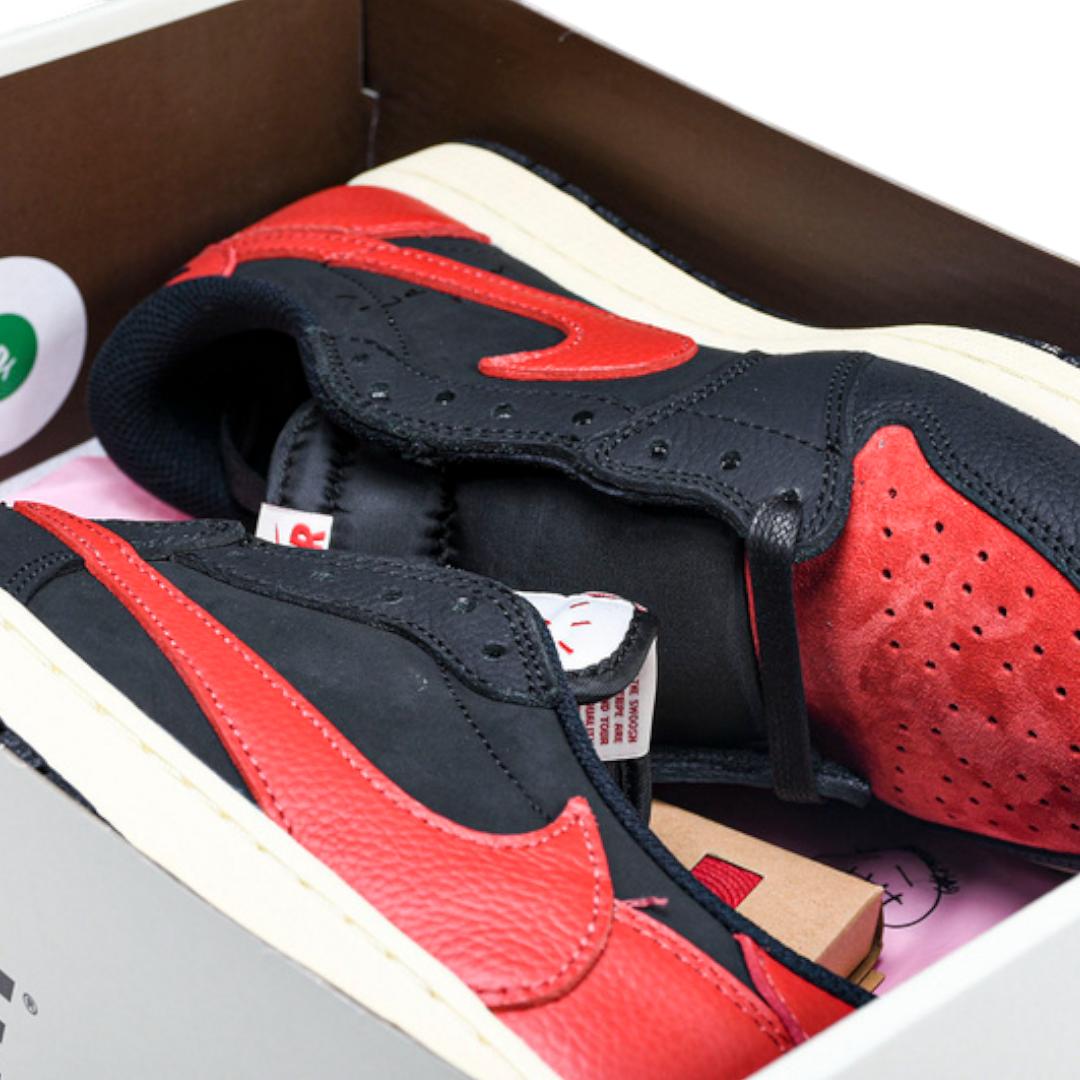 (Unreleased) Travis Scott x AJ1 Retro Low 'Black Red'