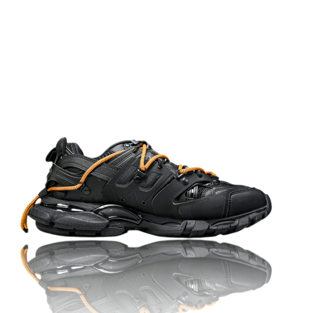 Track Trail Laces 'Black Orange'