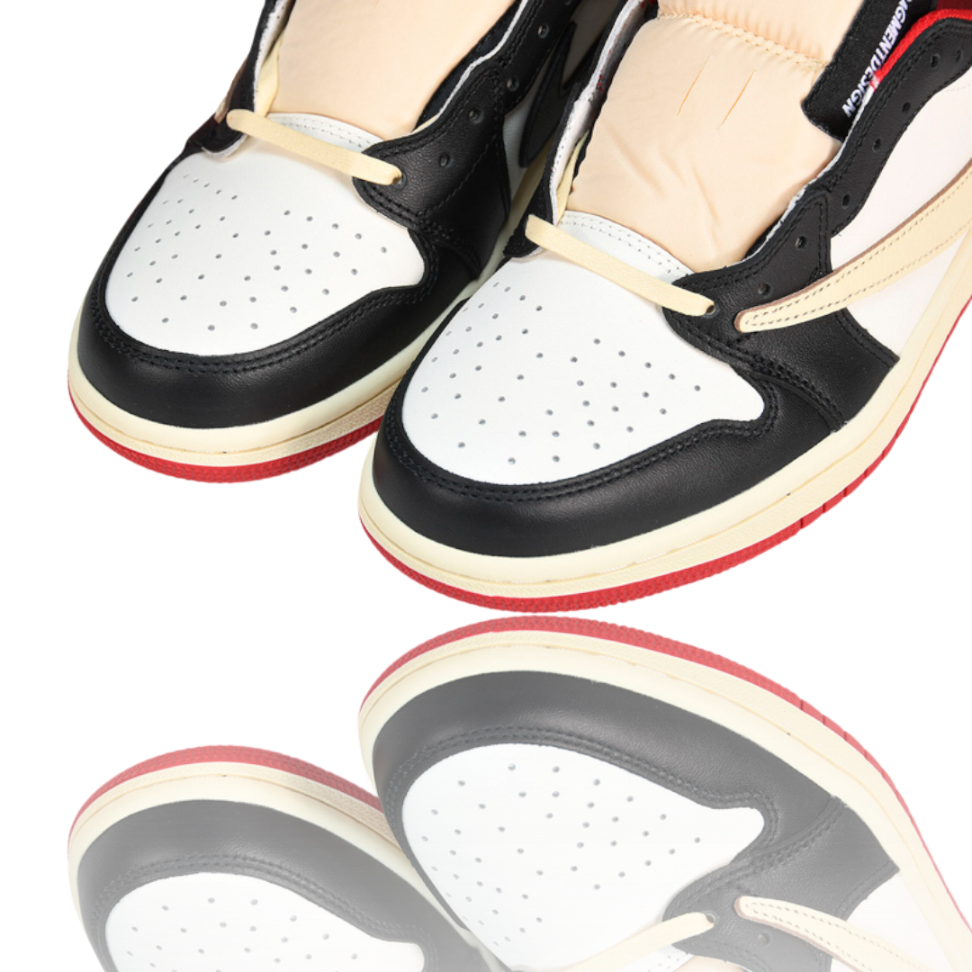 (Unreleased) Travis Scott x AJ1 Low OG Fragment 'Black Red'