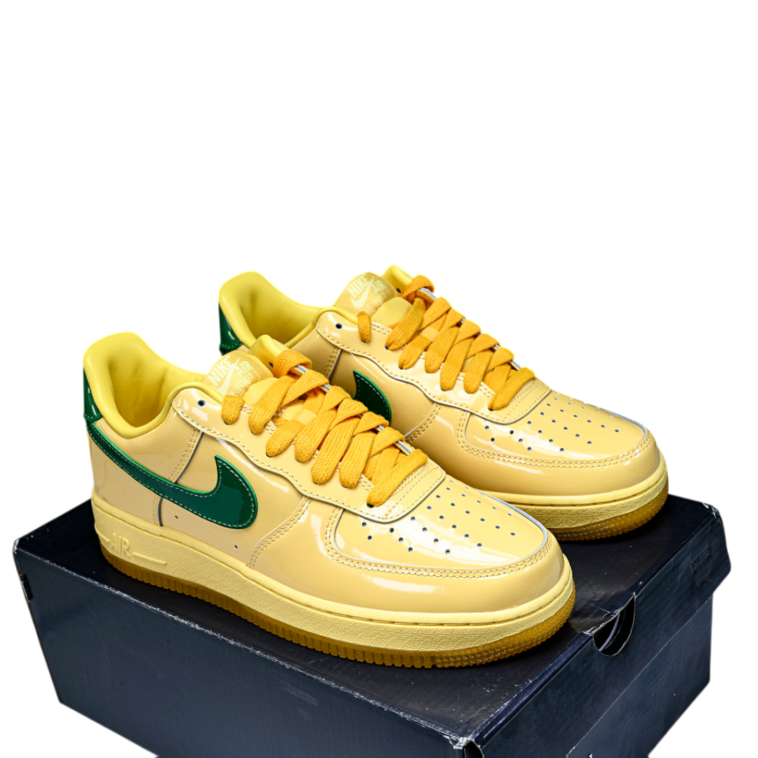 AF1 Patent Leather 'Topaz Gold Pine Green'