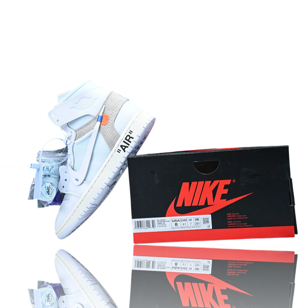 Off-White x AJ1 Retro High 'Alaska'