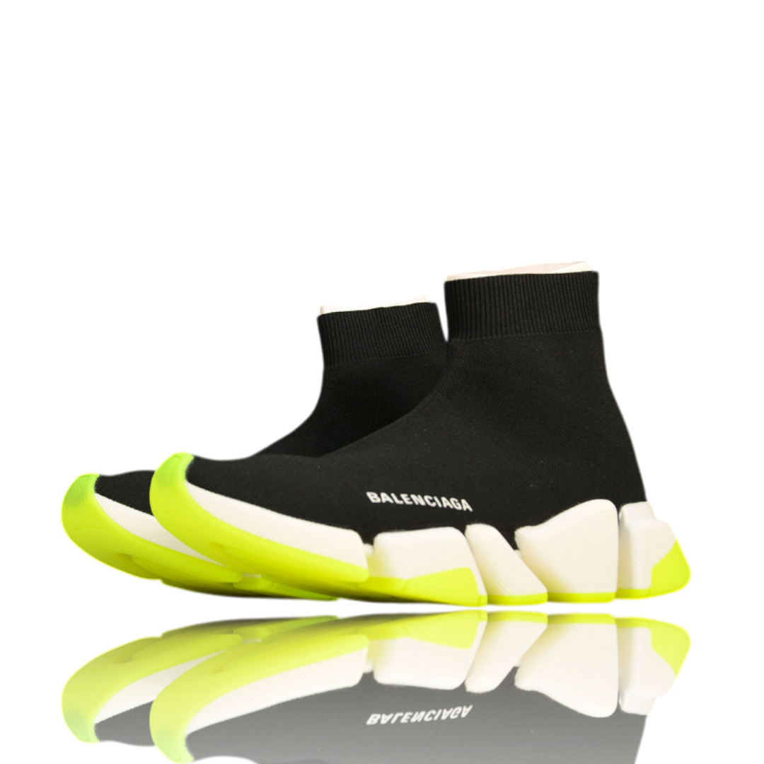 Speed 2.0 Trainers 'Black White Green'