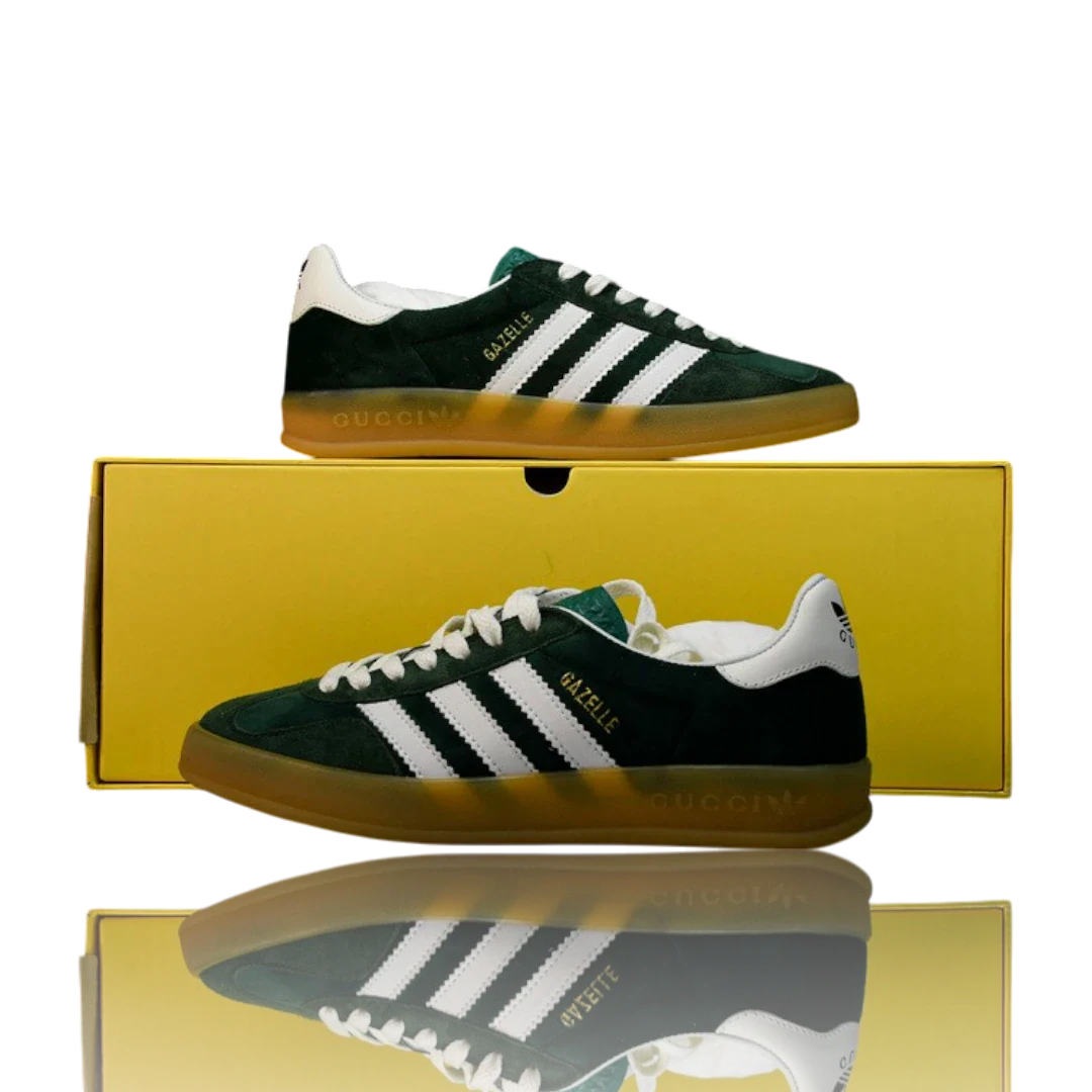 (CLEARANCE) Guссi x Gazelle 'Green Suede'
