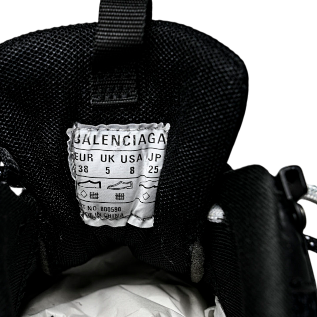 Track Trail Laces 'Black White'