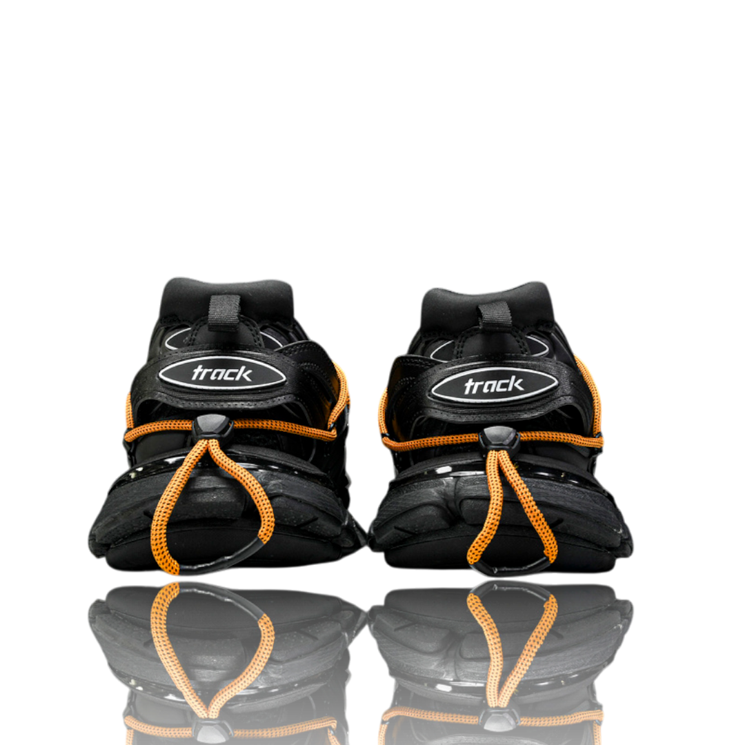 Track Trail Laces 'Black Orange'