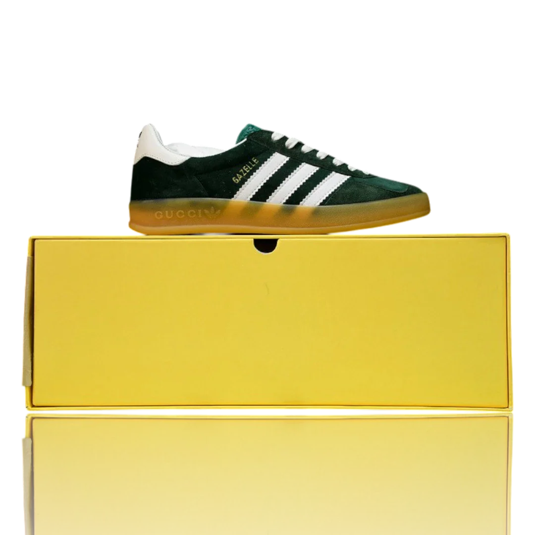 (CLEARANCE) Guссi x Gazelle 'Green Suede'
