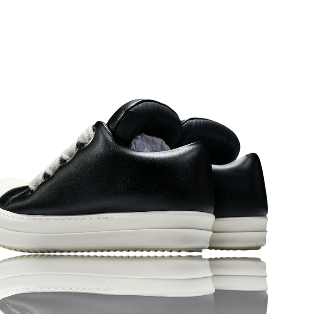Rick Owens Jumbo Lace Padded Low 'Black Milk'