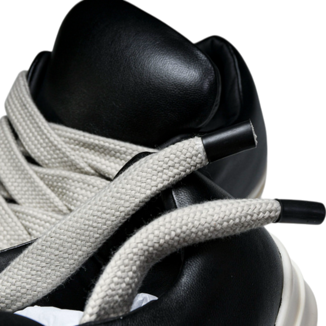Rick Owens Jumbo Lace Padded Low 'Black Milk'