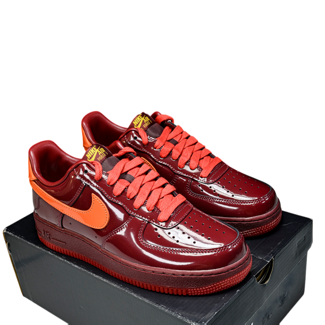AF1 Patent Leather 'Dark Team Red Safety Orange'
