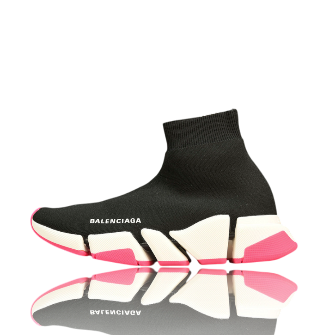 Speed 2.0 Trainers 'Black White Pink'