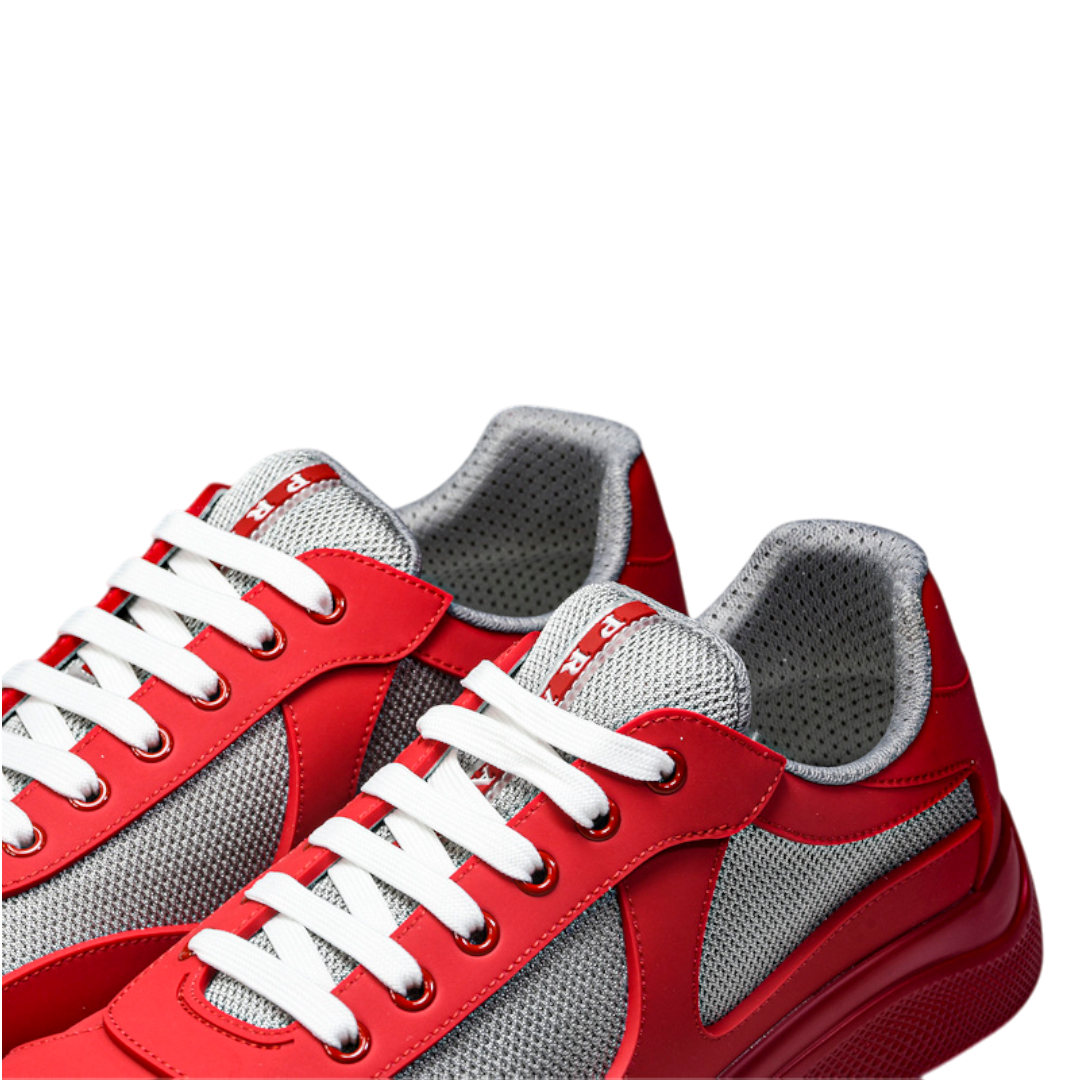Prada America's Cup Soft Rubber 'Red Grey'