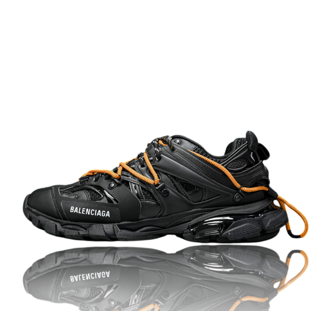 Track Trail Laces 'Black Orange'