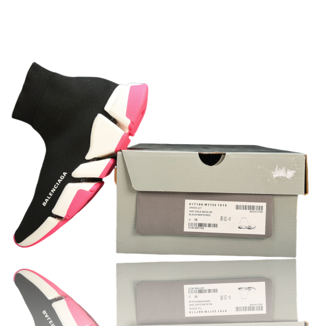 Speed 2.0 Trainers 'Black White Pink'