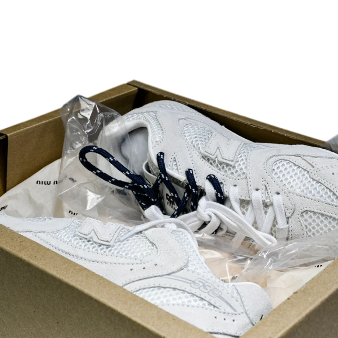 (CLEARANCE) NB 530 SL x  Miu Miu 'White'