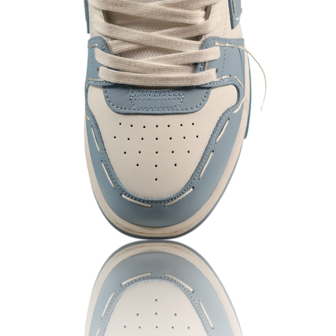 Off-White Out Of Office Low Top - Sartorial Stitch 'White Light Blue'