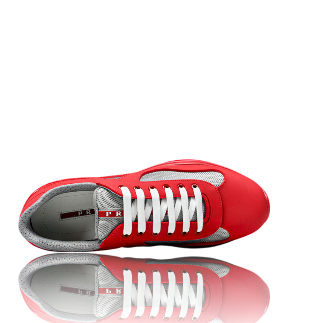 Prada America's Cup Soft Rubber 'Red Grey'