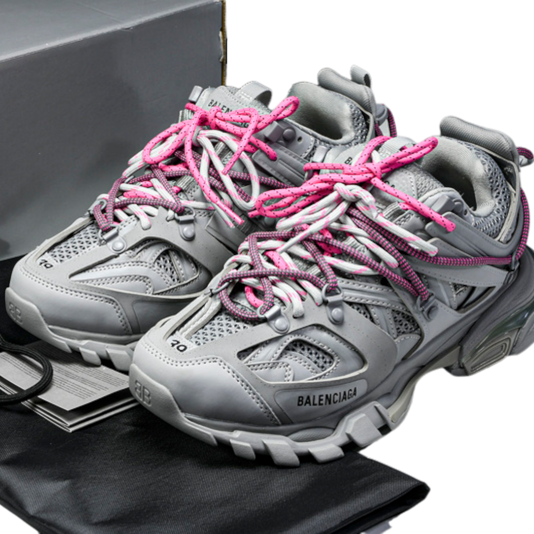 Track Trail Laces 'Grey Pink'