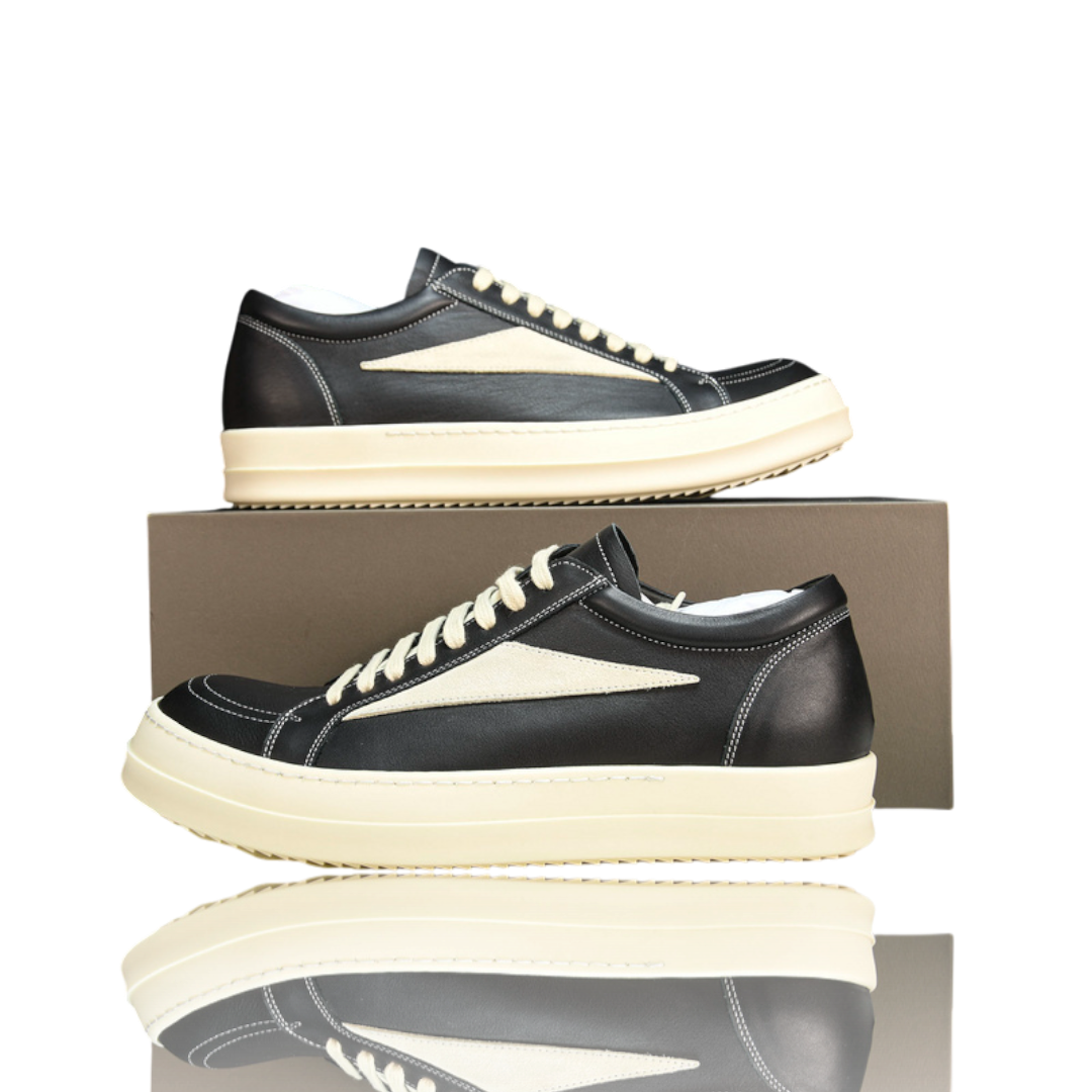 Rick Owens Vintage Sneaks 'Black Milk'