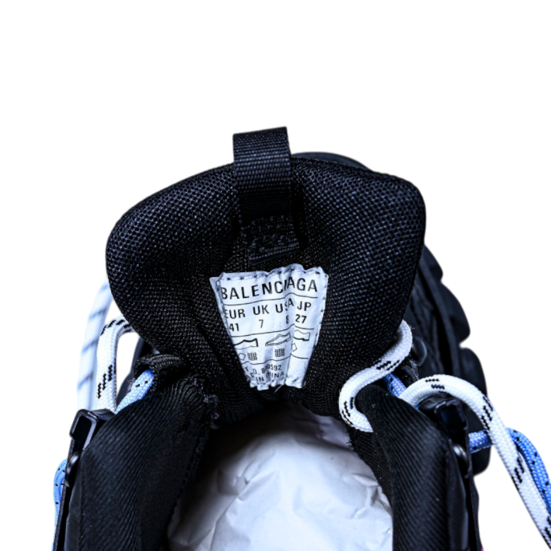 Track Trail Laces 'Black Blue Pink'