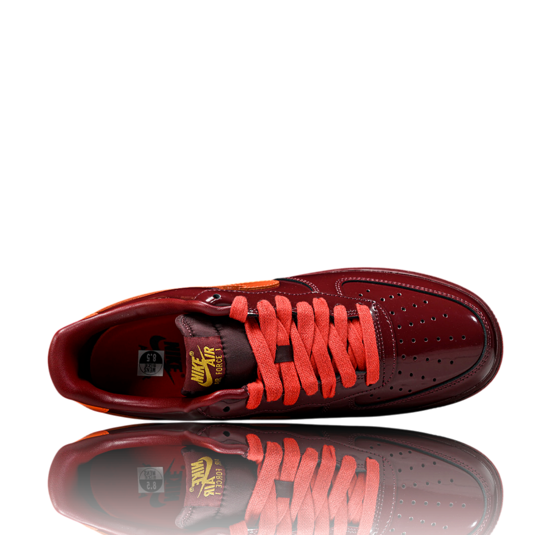 AF1 Patent Leather 'Dark Team Red Safety Orange'