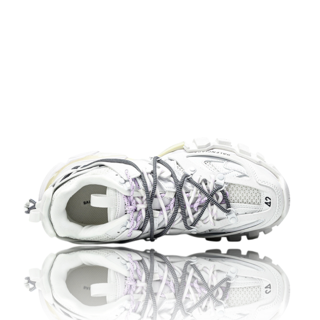 Track Trail Laces 'White Purple'