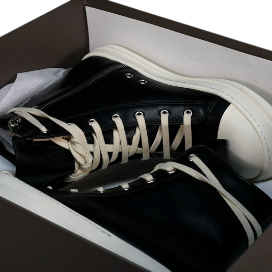 Rick Owens Ramones High EDFU 'Black Milk'