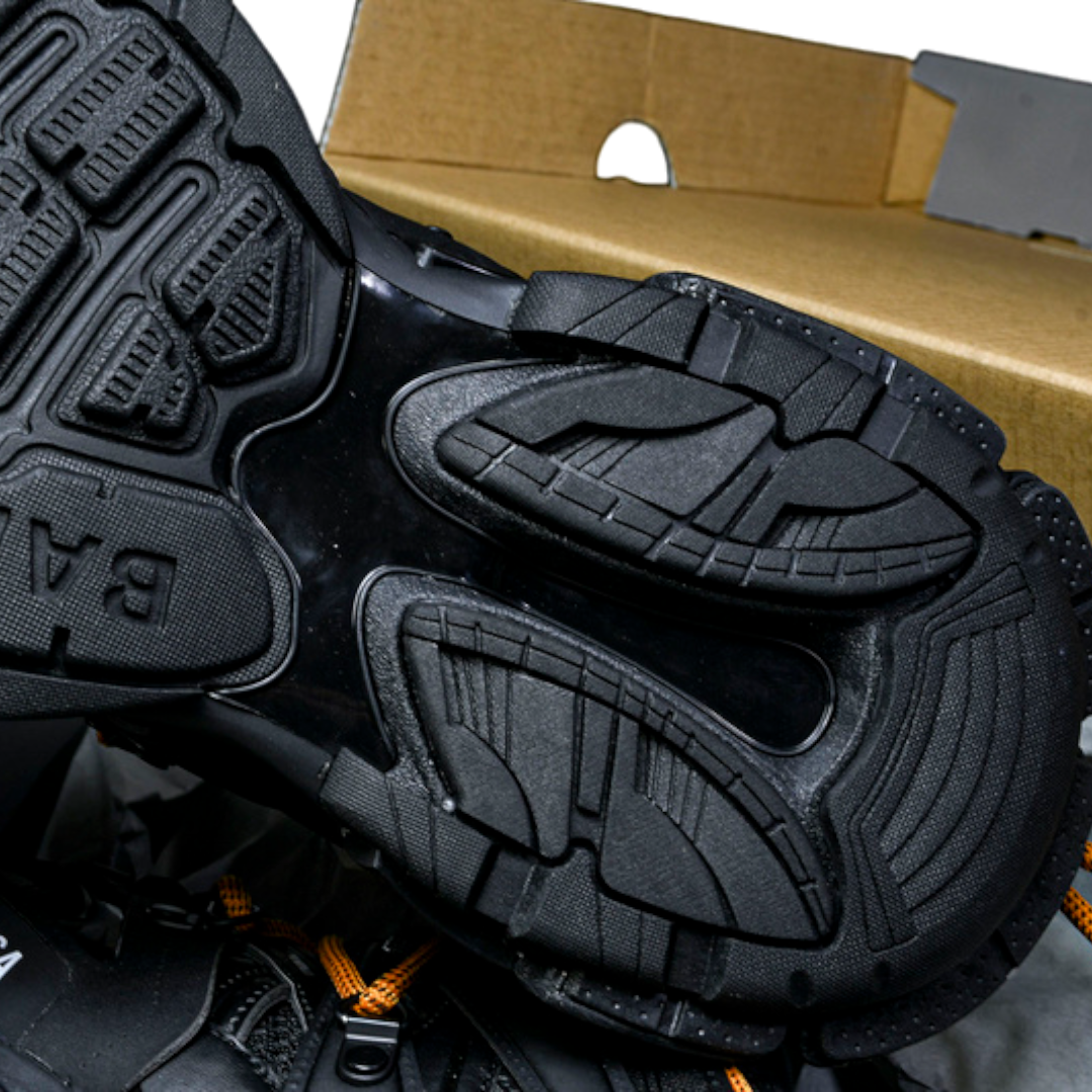 Track Trail Laces 'Black Orange'