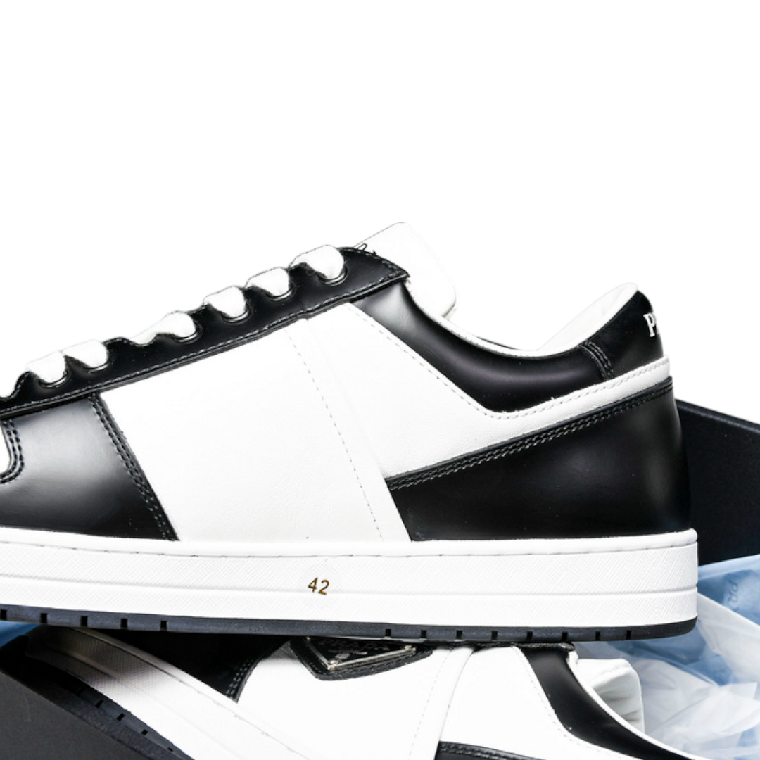 (CLEARANCE) Prada Downtown Sneaker 'Black White'