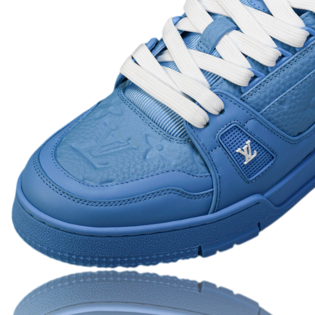 Louis Vuittоп Trainer Low 'Monogram Blue Embossed'