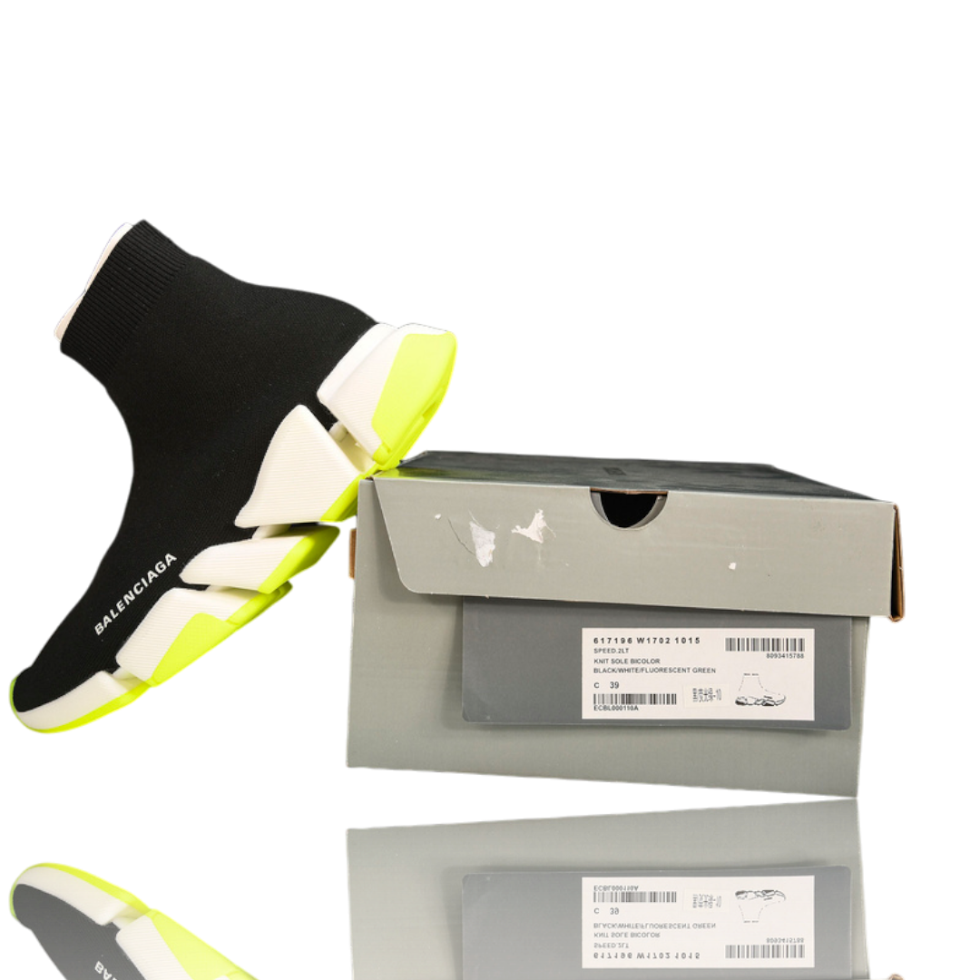 Speed 2.0 Trainers 'Black White Green'