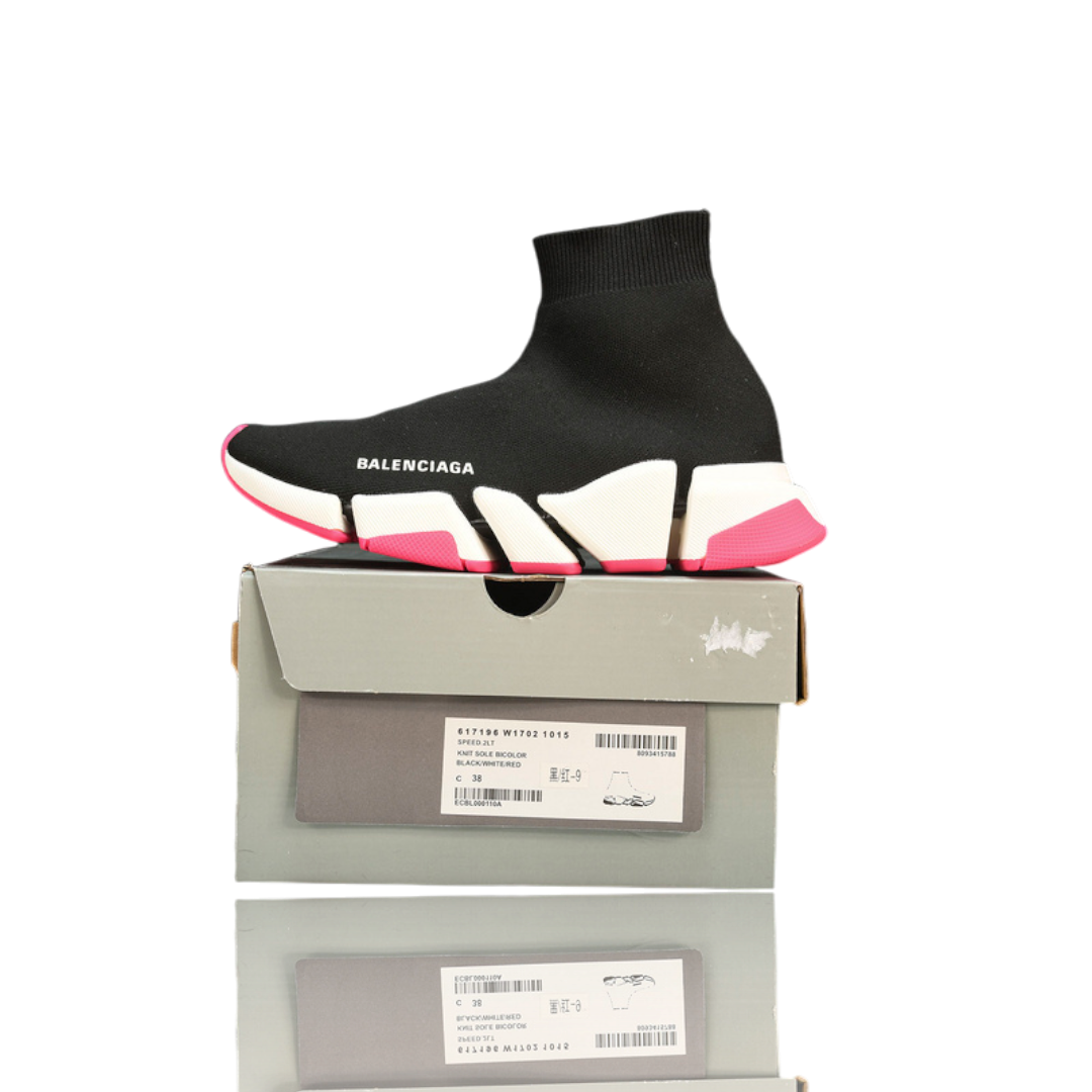 Speed 2.0 Trainers 'Black White Pink'