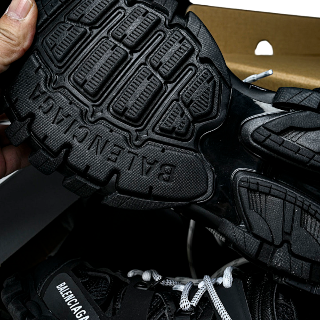 Track Trail Laces 'Black White'