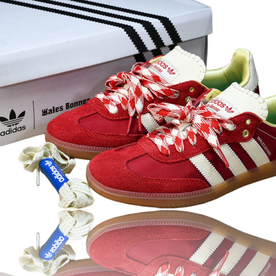 (CLEARANCE) Samba x Wales Bonner 'Red White'