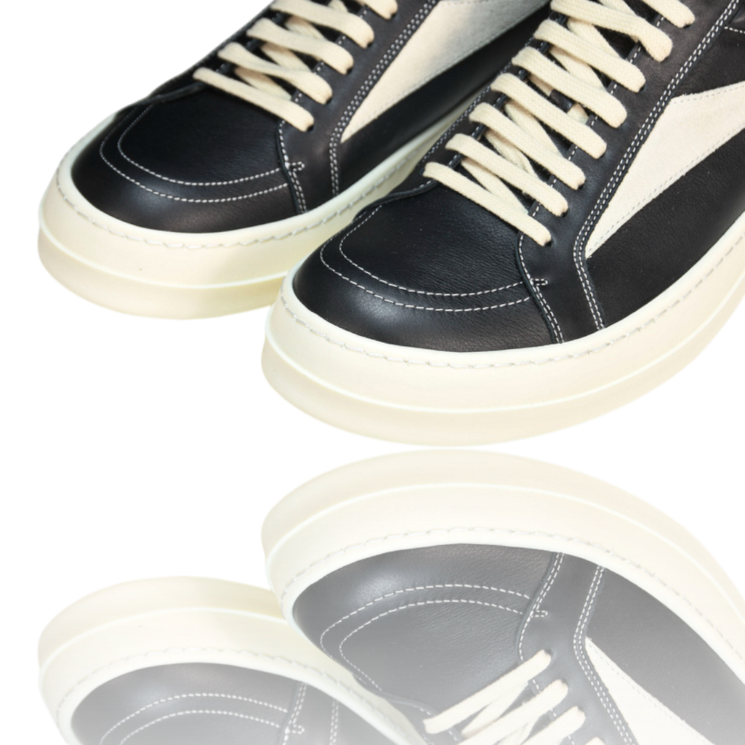 Rick Owens Vintage Sneaks 'Black Milk'