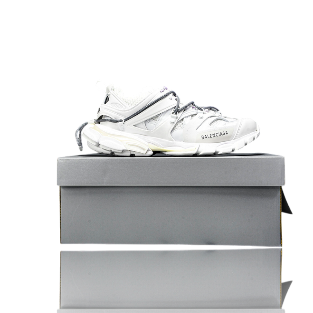 Track Trail Laces 'White Purple'